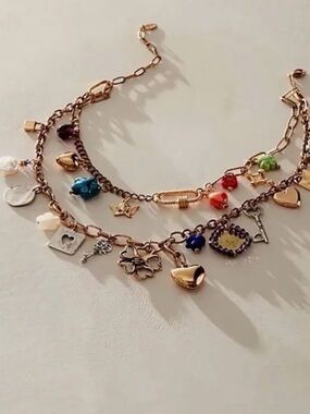 Free People Maxamillion Necklace Purple